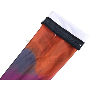 SPARKWELL INDUSTRIES Manchons de cyclisme unisexes anti-UV, couleur unie, blocs de couleur, Spandex/Polyester 120g, compression sportive pour - Product Image 4