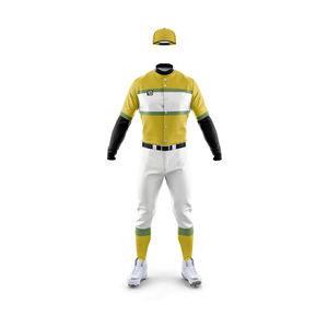 Ensemble uniforme de baseball personnalisé : maillot et pantalon respirants, imprimés, pour équipe, anti-humidité, séchage rapide, anti-UV, avec poches - Product Image 5