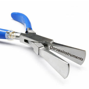 Alicates de punta plana tipo pico de pato de primera calidad, con mordaza dentada, de acero inoxidable, ligeros, para trabajo suave, para engaste de joyas, profesionales - Product Image 2