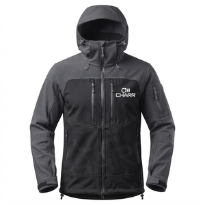 <b>Soft</b> <b>Shell</b> <b>Men's</b> Windproof <b>Jacket</b> Waterproof Lightweight Hooded Hiking Breathable Polyester Nylon Windbreaker <b>jacket</b> - Product Image 1