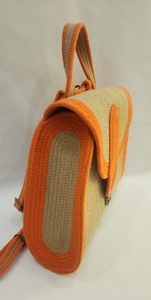 Bolso de mano de paja tejida con cierre magnético, bolso portátil para la playa, bolso de hombro para viaje, para mujer, bolsos de mano para mujer. - Product Image 2