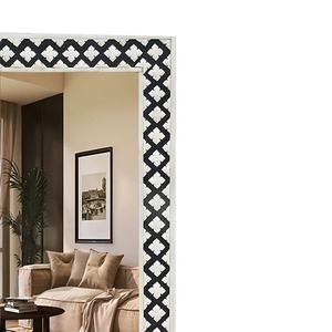 Espejo de Pared con Incrustaciones de Madreperla Hecho a Mano, Espejo con Incrustaciones de Hueso de Alta Calidad, el Más Vendido, para Decoración del Hogar - Product Image 3