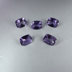 Piedra Preciosa de Amatista Natural Premium, Corte Cojín Largo de 8x10mm, Facetada, Calidad AAA, Color Púrpura, para Joyería Fina Personalizada - Product Image 3