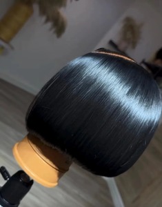 Most Selling <b>Bob</b> <b>Wig</b> Human Hair Lace Front <b>Wig</b> Natural Straight Short Hair Daily Wear Women Available For Sale - Product Image 4