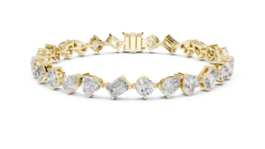 Pulsera Amara con Diamantes Redondos Alternados - Product Image 3