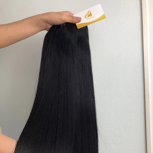 Extensiones de Cabello Remy de la Mejor Calidad, Cabello Virgen Vietnamita en Trama para Mujeres Negras, Mechones Lisos de 8-32 Pulgadas, Todos los Colores, Se Pueden Teñir - Product Image 1