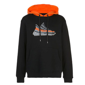 Hoodie surdimensionné à poche en polaire épaisse en polyester/coton, écologique, pour homme, avec logo personnalisé brodé, design unique - Product Image 1