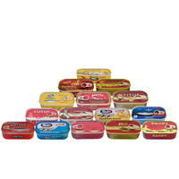 Princesse Sardine Sardine en conserve du Maroc Boîte de conserve en huile végétale 125gX50tins
