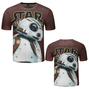 Custom Digital Print <b>100</b>% <b>Polyester</b> Men's T-<b>Shirts</b>-Anti-Wrinkle Quick Dry Breathable Anti-Pilling | Front Logo Position | - Product Image 2