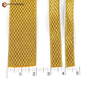 Tresses décoratives en dentelle française faites à la main de haute qualité, avec surpiqûres texturées, 100 % polyester, pour accessoires vestimentaires, sacs et vêtements - Product Image 4