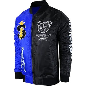 Fournisseur de vestes bomber urbaines en marque privée |   Vestes de style urbain OEM, veste d'hiver coupe-vent respirante pour l'extérieur, vente en gros - Product Image 3