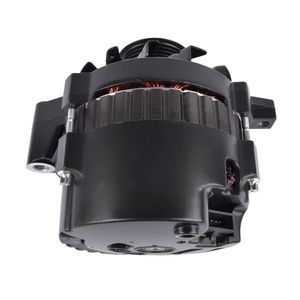 Black 160 AMP CS130 Car Alternator with Serpentine Pulley for GM Chevrolet SBC BBC ES1006BK - Product Image 3