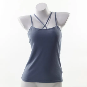 Camiseta Deportiva Personalizada para Mujer, Cómoda, de Algodón y Elastano, Transpirable, sin Mangas, para Verano - Product Image 3