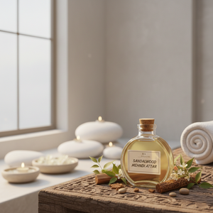 Sandali Mehndi Attar, Aceite de Sándalo Natural a Base de Hierbas, Sin Alcohol, Attar Indio de Larga Duración - Product Image 5