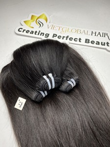 Venta al por mayor 100% Extensiones de cabello Remy vietnamita sin procesar Paquetes de cabello liso natural en la trama de la piel - Product Image 3