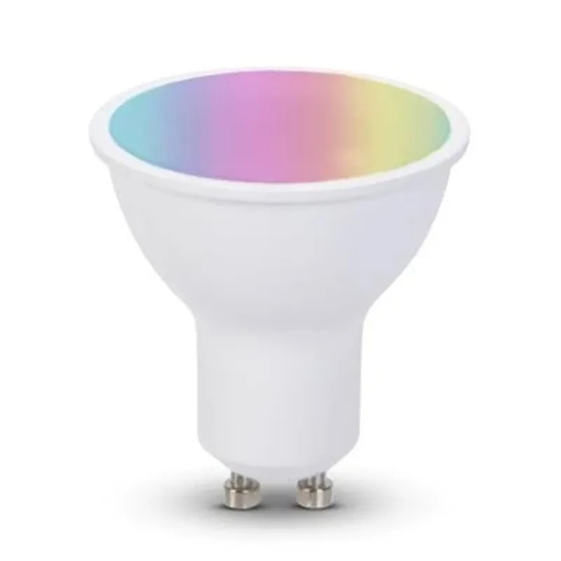 Wifi Remote Spotlight 5W RGB Spot Lamp Light Tuya Smart GU10 LED Bulb