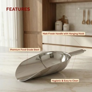 Fourchette de service de luxe en acier inoxydable écologique, polie à la main, plaquée argent avec manche pour usage en cuisine - Product Image 2
