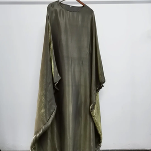 Ramadan Muslim Dress Women Abaya Eid Jilbab Kebaya Satin Bat Sleeve <b>Kaftan</b> Robe Caftan Hijab Dresses Kimono Islam Clothing Niqab - Product Image 1