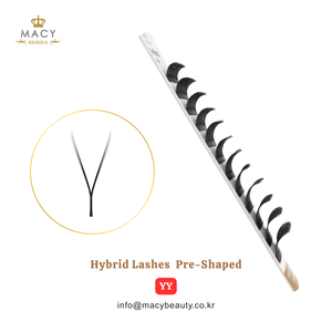 Extensions de cils hybrides préformées YY DIY Lash MACY BEAUTY KOREA, extensions de cils de qualité supérieure, vente en gros, cils personnalisés, étiquette privée OEM - Product Image 3