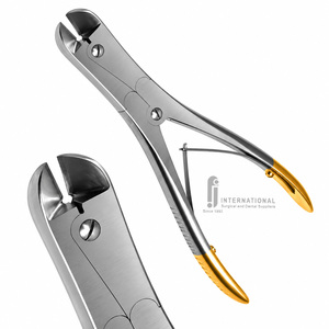 Ensemble de 4 coupe-fils et coupe-aiguilles T/C de qualité allemande, instruments chirurgicaux orthopédiques avec inserts en carbure de tungstène pour la coupe de fils chirurgicaux - Product Image 6