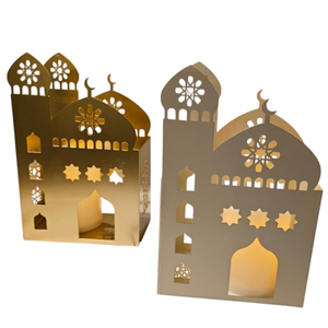 Iron Metal Muslim Eid Mubarak Metal <b>Lanterns</b> Home Decoration Supplies New Luxury Ramadan <b>Lantern</b> Ornaments - Product Image 6