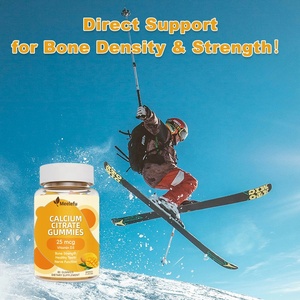 Meelefu Canxi Citrate Gummies với vitamin D3, B6, B12, magiê kẽm canxi cho phụ nữ và nam giới, hỗ trợ sức khỏe cơ xương - Product Image 6