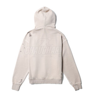 Sudaderas con Diseño Moderno y Efecto Desgastado, Material de Alta Calidad, Corte Holgado, Estilo Casual para Uso Diario - Product Image 2