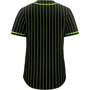Maillots de baseball performants Tissu technique en polyester Coupe athlétique Conception pour la gestion de l'humidité - Product Image 2