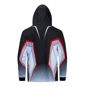 Chaqueta con Capucha para Hombre, Manga Larga, Diseño Color Block, Estampado Sublimado, Transpirable, Poliéster, Ropa Deportiva para Todas las Temporadas - Product Image 4