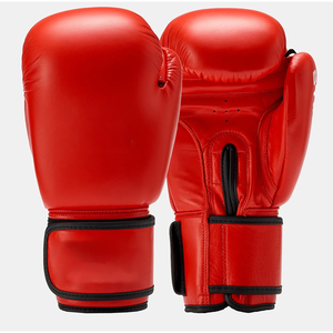 Guantes de Kickboxing con Cierre de Gancho y Bucle, Guantes Profesionales de Boxeo MMA, Transpirables, Impermeables, de Cuero PU con Cordones - Product Image 6