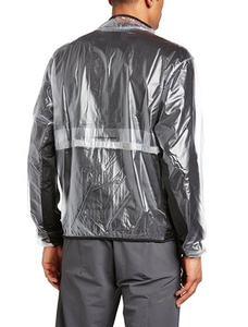 Chaqueta Impermeable Transparente con Capucha para Hombre, Personalizable, para Uso en Exteriores, Ecológica, de Secado Rápido, con Logotipo Frontal, MOQ Bajo - Product Image 2