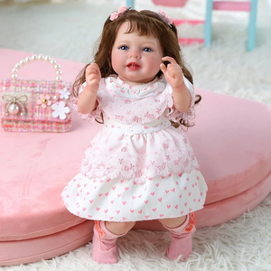 Babeside 50cm souriant Reborn bébé Emilia 20 ''princesse enfant en bas âge fille Reborn poupées - Product Image 1