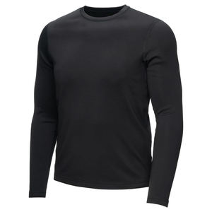 <b>Men's</b> Polyester/Cotton Long Sleeve Rash Guard <b>Thermal</b> Base Layer Workout <b>Top</b> Anti-Bacterial Anti-UV Breathable Eco-Friendly - Product Image 3