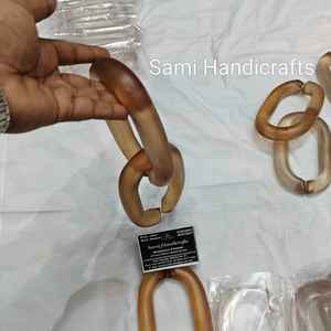 Chaînes en résine personnalisables, très grandes et aux couleurs claires, maillons en résine multicolores de grande taille disponibles. - Product Image 6