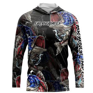 Hoodie de pêche personnalisé HUK pour hommes, vêtements de performance, respirant, manches longues, jersey de randonnée, séchage rapide, chemise de sport d'extérieur - Product Image 2