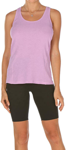 Camiseta sin mangas de mezcla de algodón para mujer, cómoda, básica, informal, suave, elástica, para el día a día, a la moda - Product Image 5