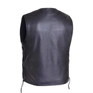 Chaleco de Cuero para Motocicleta para Hombre, Duradero, Transpirable, Impermeable, Elegante, con Diseño Personalizado - Product Image 6