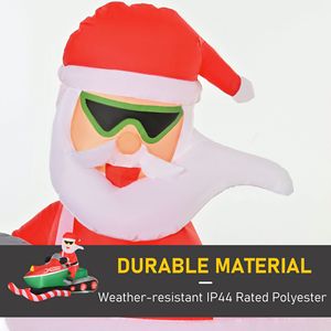 Decorazioni Natalizie da Esterno 7ft, Babbo Natale su Motoslitta con Luci LED, Tipo di Prodotto: Cappotti da Donna - Product Image 5