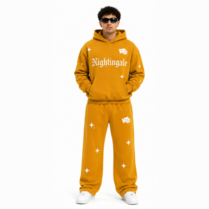 Sudaderas con Capucha Unisex, Conjuntos Deportivos con Logotipo Personalizado, Conjunto de Chándal para Hombre, Ligero, Resistente al Viento, Invierno, OEM, ODM - Product Image 1