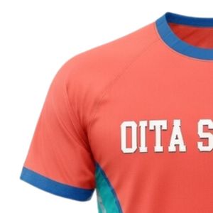 Unisex Coral Teal Sublimation Netball <b>Shirt</b> <b>Polyester</b> Short Sleeve Sportswear Athletic Team Uniform Competition Apparel - Product Image 4