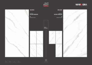 Azulejo de Porcelana Premium de Alto Brillo, 24x48 Pulgadas, Superficie Brillante, Formato Grande, Aspecto de Mármol, Arquitectura Moderna - Product Image 5