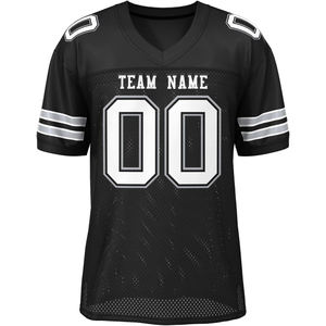 Maillot de rugby scolaire sublimé, logo personnalisé, grande taille, séchage rapide, polyester, maillots de football américain pour collège - Product Image 3