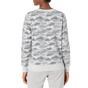 <b>Women</b> Sporty Stripe Sleeve Sweatshirt <b>Long</b> Sleeve Fleece Pullover <b>Jumper</b> - Product Image 2