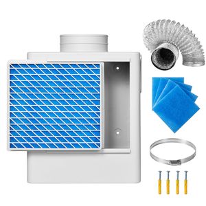 Kit di Ventilazione per Asciugatrice da Interno 3-in-1 di Prima Scelta, Materiale ABS Premium, Promemoria Intelligente di Surriscaldamento, Facile Installazione per Scarico da 4 Pollici - Product Image 1