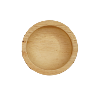Ensemble de 2 bols ronds écologiques jetables en feuille d'arec, biodégradables, en feuille de palmier, pour soupes et salades, vente en gros - Product Image 3