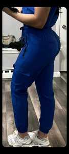 Premium Slim Fit Medical <b>Scrubs</b> Set – Custom Stretch Jogger Pant & Notched V-Neck Top, Premium Nursing Uniform for Hospital - Product Image 2