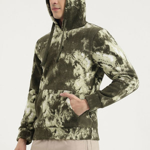 Sudadera con Capucha de Forro Polar Tie-Dye para Hombre, Fabricada en Pakistán, Corte Regular, Informal, Tejida, Manga Larga, para Otoño - Product Image 2