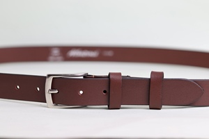 Ceinture unisexe décontractée en cuir de vachette Leather Hunt ZZP012 30 mm avec boucle en alliage solide et durable - Product Image 3