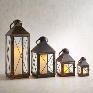 Farol de metal duradero con asa resistente, fácil de transportar para actividades al aire libre e iluminación de emergencia - Product Image 4