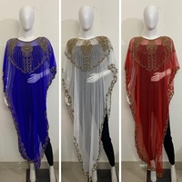 Élégante Robe Poncho Transparente en Résille pour la Plage, Style Africain, Grande Taille, avec Perles Naturelles, Coupe Droite, pour Femme